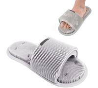 Ygapuzi Limpiador de pies de ducha,limpiador de pies de silicona suave con ventosas antideslizantes,masajeador de pies de piel muerta exfoliante,y alivia los pies cansados adultos - 1 pieza (Gris)