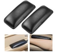 Ygapuzi Paquete de 2 Cojín de la rodilla de la pierna del codo de la consola central del coche cojín suave Cojín de rodilla de cuero Codo Almohada Universal Rodilla Codo Pads (Cuero Pu)