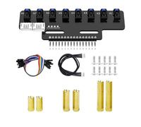 YGBWAOV 1 Módulo de Sensor de Seguimiento de Línea Infrarroja Electrónico de Alta Precisión de 8 Canales Compatible con Calibración Automática C