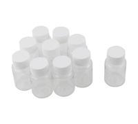 YGBWAOV 100 Recargables de PláStico Pet de 15 Ml, Contenedor de con Sello VacíO Transparente y TapóN de Rosca