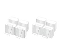 YGBWAOV 100 Uds. Tarjeta de Lugar de Mesa de AcríLico Transparente Boda RectáNgulo Asientos Tarjetas Nombres Etiqueta Fiesta de CumpleañOs DecoracióN DIY