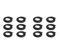 YGBWAOV 12Pcs 1M E-Bike Cable Pipe Protection Espiral Wrap Winding Cable Wire Protector Cover Tube para Scooter Motocicleta