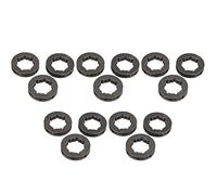 YGBWAOV 15 Piezas Partes de Herramientas Recambio de Motosierra de Metal de Cadena Llanta Dentada Power Mate 325-7 para Reemplazo de Motosierra