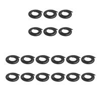 YGBWAOV 18Pcs 1M E-Bike Cable Pipe Protection Espiral Wrap Winding Cable Wire Protector Cover Tube para Scooter Motocicleta