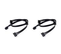 YGBWAOV 2 Uds GPU PCI Express 6Pin Macho 1 Una 3 SATA SSD Cable de Alimentación para CX850M CX750M CX600M CX500M CX430M Modular