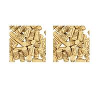 YGBWAOV 200X Corchos de Vino, Corcho de Madera Corcho para de Vino para Corchos Naturales Corcho para Vino Corchos de Madera para Bricolaje, Decoración Y Pasatiempos