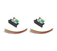 YGBWAOV 2X Actualización de Bluetooth 5.0 Radio de Coche Reproductor de MP3 5V 12V WMA Placa Decodificadora Módulo de Audio FM TF USB 3.5 mm AUX para Automóviles Negro
