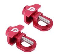 YGBWAOV 2X Bike De Cadena Ajustador Aleación De Aluminio Sujetador De Bicicleta Tornillo Tornillo De Perno De Bicicleta De una Sola Velocidad para BMX Fixie Bicicleta Rojo