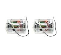YGBWAOV 2X Kit Electrónico de Bricolaje Altavoz Bluetooth Espectro de Música Práctica de Soldadura Pantalla LED Flash Proyecto de Soldadura Práctica DIYB