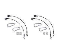 YGBWAOV 2X las Correas Se Fijan Al de Basura A Prueba de Oso Negro. Funciona Muy Bien para Osos, Mapaches, Lagartos Zarigüeyas, de Tapa de Cubo de Basura de Animales