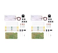 YGBWAOV 2X Módulo Receptor de Radio FM Estéreo 76MHz-108MHz FM DIY Kit de Soldadura Electrónica Circuito PCB Placa Proyecto de Práctica de Soldadura