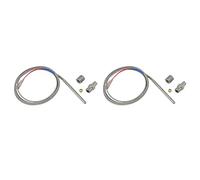 YGBWAOV 2X para El Sensor de Temperatura de Los Gases de Escape Sonda de Termopar Tipo K de Sensor de Temperatura de Escape Sensor de Temperatura de Escape de Rosca