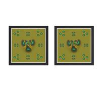 YGBWAOV 2X PelíCula de VisualizacióN de Campo MagnéTico, Detector de Campo MagnéTico para Ver MagnéTicos para la EnseñAnza de Proyectos CientíFicos 4 X 4 Pulgadas