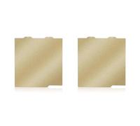 YGBWAOV 2X Placa de Construcción con Recubrimiento en Polvo Mini PEI de 184 X 184 mm/ 7,24 X 7,24 Pulgadas para Lámina de Acero para Resortes Texturizada A1