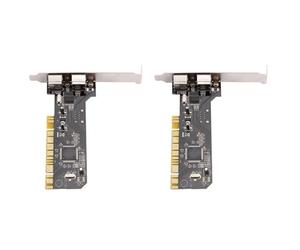 YGBWAOV 2X Tarjeta Adaptadora PCI una 2 Puertos Ps2 Tarjeta PS / 2 Tarjeta Pci Tarjeta Pci Ps2 Sin USB para Teclado y Ratón Tarjeta Adaptadora Combinada