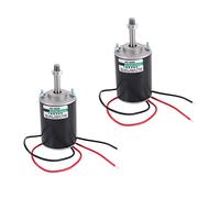 YGBWAOV 2X Xd-3420 30W Alta Velocidad Cw/Ccw ImáN Permanente Motor Dc para Bricolaje Generador (Dc 12V 3000Rpm)