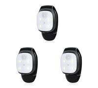YGBWAOV 3X Luces de Marcha Al Aire Libre con Clip Luz LED Reflectante Recargable por USB Luz de Seguridad Equipo para Correr Accesorios para Correr