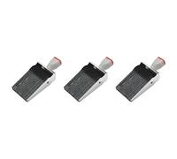 YGBWAOV 3X Multiuso de 15 Dígitos Alfabeto Rolling Rubber Stamp NúMero de Letra En Inglés Relieve