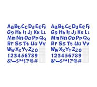 YGBWAOV 432 Piezas de Letras de Tablón de Anuncios con Purpurina para Números de Aula, Letras del Tablero de Carteles del Alfabeto