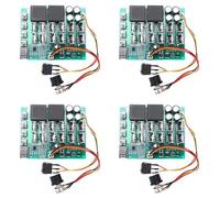 YGBWAOV 4X Controlador de Velocidad de Motor DC 10-55 V 100 A PWM HHO RC Interruptor de Control Inverso con Pantalla LED