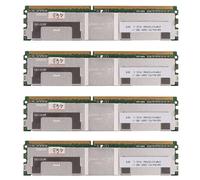 YGBWAOV 4X DDR2 4GB Ram Memory 667Mhz PC2 5300 240 Pines 1.8V DIMM con Chaleco de Enfriamiento para RAM Memoria de Escritorio (B)
