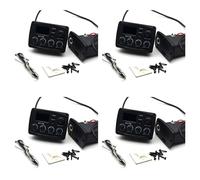 YGBWAOV 4X Preamplificador de Ecualizador de Guitarra AcúStica -17B con Sintonizador de Procedimiento Digital Ecualizador de Ecualizador 3 Bandas con de Guitarra Sintonizador