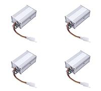 YGBWAOV 4X Transformador Electrónico CC 36V 48V 60V 72V Una 12V 10A Adaptador Convertidor de Bicicleta Eléctrica Transformador Descendente