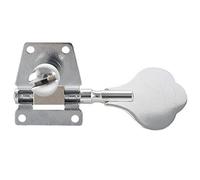 YGBWAOV 5 Unids Accesorio de Guitarra Claves de AfinacióN de Guitarra Abierta Vintage Clavijas Clavijas Clavijeros Clavijeros Sintonizadores Negro 1L4R para 5 Cuerdas Bajo Plata