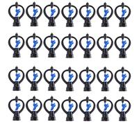 YGBWAOV 50 Piezas de Aspersor de Mariposa con Impulsor de Alambre Externo Automático, Boquilla de Aspersor de Rotación Automática de 360 Grados, Riego por Aspersión