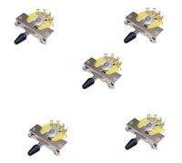 YGBWAOV 5X de Interruptor de Palanca de 5 VíAs de Metal de Guitarra para FD Reemplazo de Piezas de Guitarra Eléctrica