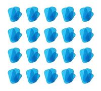 YGBWAOV 60 Piezas Almohadillas de Gel para Entrenador de Cadera Reemplazo de Almohadilla de Gel de ABS para EMS Hoja de Gel de Reemplazo de ABS para Entrenador de Glúteos