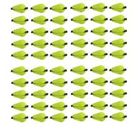 YGBWAOV 60 Piezas EVA Golpe de Lágrima Flotador de Pesca con Mosca Indicador de Huelga Bobbers de Pesca para Accesorios de Pesca con Mosca