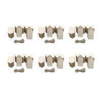 YGBWAOV 600 Etiquetas de Madera, 2,7 X 1,5 Pulgadas, Etiquetas de Madera Sin Terminar con Orificio, para Colgar y DecoracióN de Bodas, Proyectos de Manualidades
