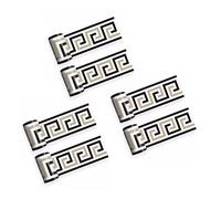 YGBWAOV 6Piezas 2M Etiqueta Engomada de Azulejo Lateral de LíNea Autoadhesivo Baño Cocina Restaurante Pared Escalera de Borde de Piso Etiqueta Engomada de Pared Decoración del Hogar