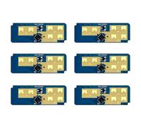 YGBWAOV 6X 24G HLK-LD2450 Módulo de Sensor de Radar de Seguimiento de Movimiento Humano de Milimétrica LD2450 Distancia de Detección 8M Hogar Inteligente A