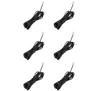 YGBWAOV 6X RJ11 6P4C Cuerda Cable de Telefono Modem ADSL 3 Metros