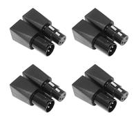 YGBWAOV 8X Conector una RJ45 RJ45 Ethernet una Juegos de Adaptadores Macho y Hembra XLR de 3 Pines (3 Pines 1 Par)