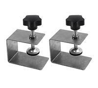 YGBWAOV Abrazadera de InstalacióN Frontal para CajóN de CarpinteríA Suave para Mejorar el Hogar, Accesorios de Plantilla de Acero Inoxidable S, 2 Uds.