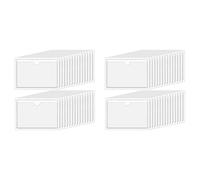 YGBWAOV Bolsillos Adhesivos Transparentes Fundas para Tarjetas Índice de 4 X 6 Pulgadas Autoadhesivas con Bolsillos para Etiquetas de Carga Superior (60 Piezas)