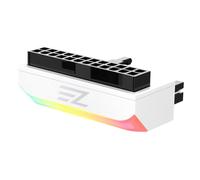 YGBWAOV Cabezal Giratorio de 24 Pines Sincronizado de 5 V, Placa Base de Computadora, Fuente de AlimentacióN ATX, Conector de 24P A 90°, Adaptador de AlineacióN de,B