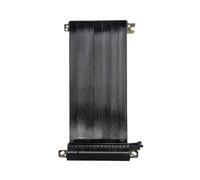 YGBWAOV Cable Elevador Ultra PCIe 5.0 X16 para RTX5080 y RTX4090, Blindado y Plateado, Montaje Vertical Inverso para ITX A