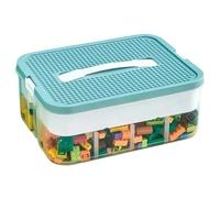 YGBWAOV Caja Organizadora de Juguetes con Contenedor de Rompecabezas de Partículas de Almacenamiento de Bloques de Construcción A