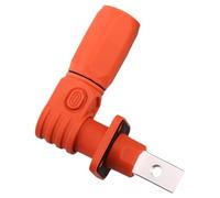 YGBWAOV Conector de Terminal de Caja de Batería, 200 A, Terminal de Enchufe Rápido Desmontable, Ignífugo, IP67, Núcleo Único, 200 A, Color Naranja