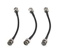 YGBWAOV Conector Macho BNC RG58 A Conector Macho BNC Conector de Engarce Cable de Puente Coaxial Línea de Señal de Osciloscopio 0,15 M