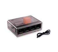 YGBWAOV Conmutador de Red de 1000 Mbps para Enrutador, PC, Divisor de Internet Dúplex Completo/Semidúplex, Conmutador Inteligente Ethernet