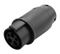 YGBWAOV EVSE J1772 Adaptador Tipo 1 A Tipo 2 Enchufe Vehículo Eléctrico Coche EV Cargador Conector IEC62196-2 Adaptador para Coches Vehículo