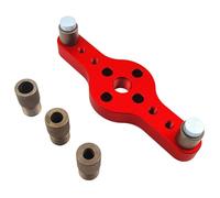 YGBWAOV Herramienta Perforadora de 6/8/10 Mm, Localizador de Perforación para Carpintería, Kit de Guía de Broca Autocentrante para Espigas de Madera, Perforadora