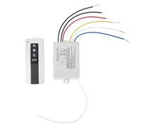 YGBWAOV Interruptor de Control Remoto Inalámbrico de 3 Vías de Encendido/Apagado de 220 V para Lámpara, Interruptor de Control Remoto para Hogar Inteligente, Receptor y Transmisor