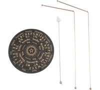 YGBWAOV Kit de 2 Varillas de Radiestesia de Cobre Puro, para Adivinación del Agua, Brujería, Sanación Energética y Paranormal.
