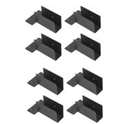 YGBWAOV Kit de Pérgola de Carpintería de Acero Inoxidable - Soporte de Montaje Superior - Hardware de Pérgola de Tamaño Modular para Madera de 2 X 4, Paquete de 8